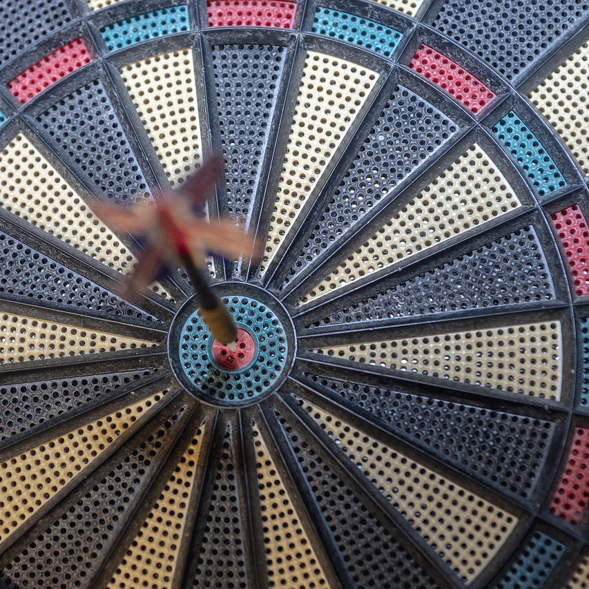 Darts-Scheibe-mit
